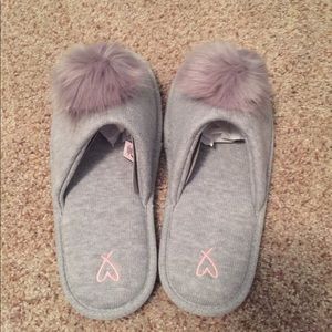 VS Pom Pom slipper medium (7-8) grey